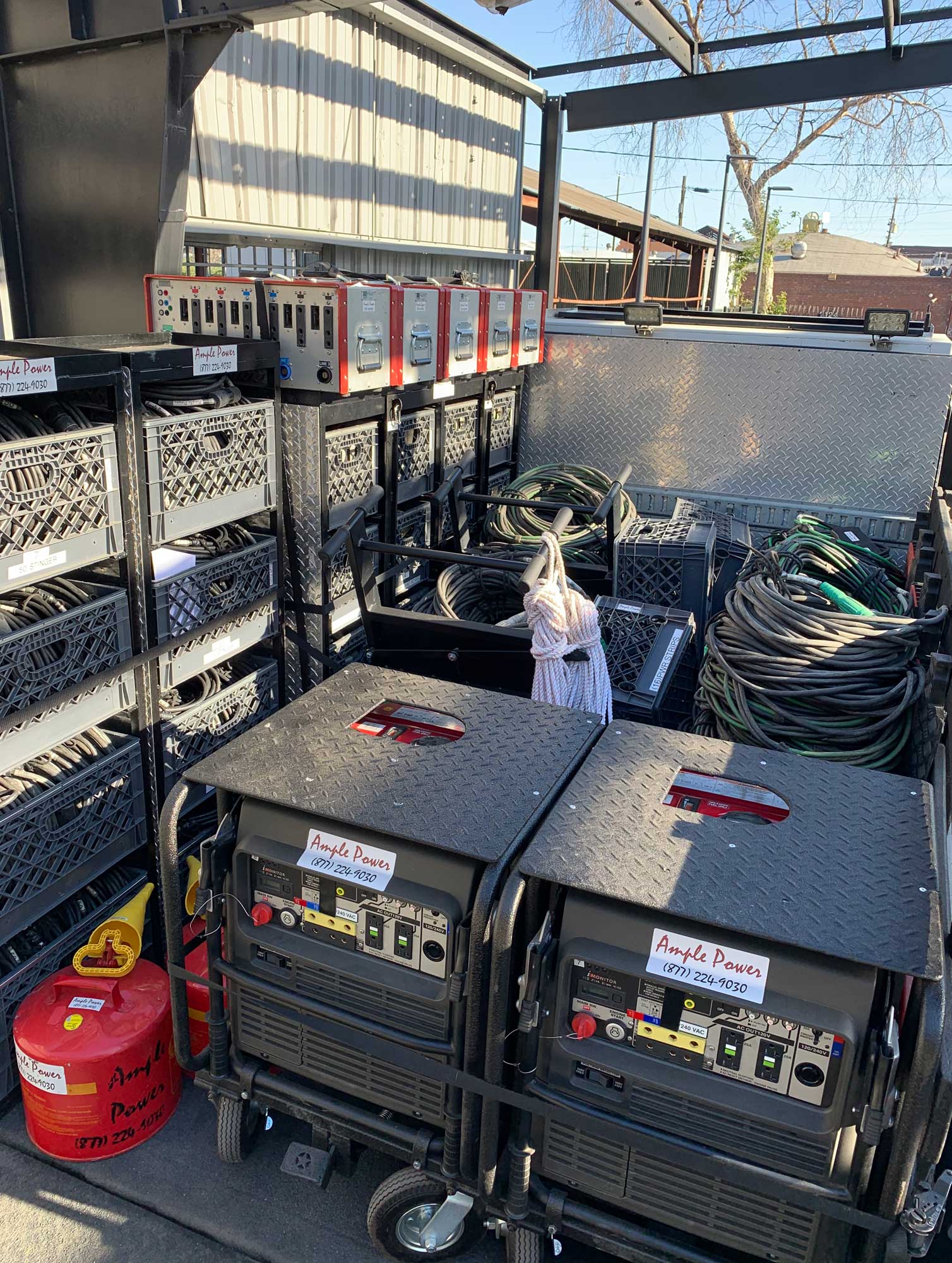 Cable/Power Distribution Ample Power Mobile Generators